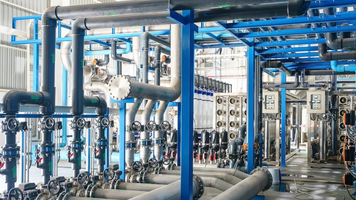 MEP services installation in a building project